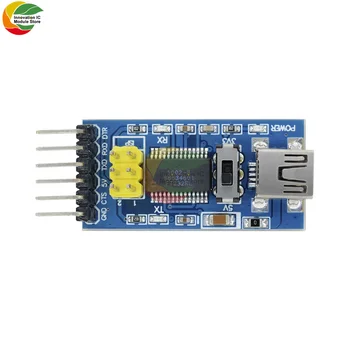 1шт Базовая Разделительная Плата для Arduino FTDI FT232RL USB-TTL Последовательный IC-Адаптер Преобразовательный Модуль для Arduino 3.3V 5V Переключатель FT232