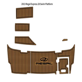 2013 Re-gal Express 28 Подножка для платформы для плавания, лодка из пены EVA, пол палубы из искусственного тика