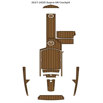2017-2020 Supra SR Коврик для кокпита, коврик для пола из вспененного EVA тика, Самоклеящаяся основа, Самоклеящийся стиль SeaDek Gaterstep