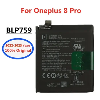 2023 года Оригинальный аккумулятор BLP759 4500 мАч One Plus для Oneplus 8Pro 8 Pro Подлинный аккумулятор для замены мобильного телефона Батареи