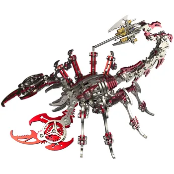 3D Scorpions Металлическая Головоломка В Стиле Стимпанк Механический Набор Моделей Скорпионов Floatingcity Steel Warcraft Assembly Jhandmade Игрушка Для Взрослых