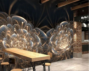3D обои WELLYU Fantasy для помещений ослепительный цветок, журнальный столик, дизайн рабочего стола, барная стойка, фоновая стена papel de parede3D
