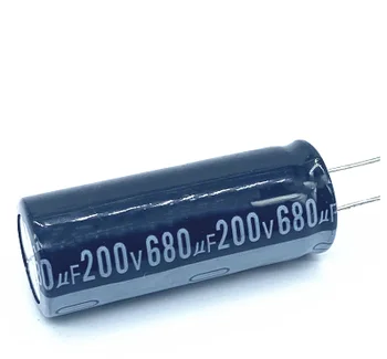 5 шт./лот 680 МКФ 200 В 680 мкФ алюминиевый электролитический конденсатор размером 18*50 200 В 680 МКФ 20%