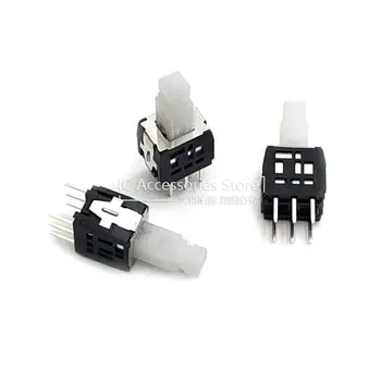 5ШТ SPPH410100 Кнопочный выключатель с замком, Самоблокирующаяся кнопка, Микроподвижной прямой штекер, вертикальный 6-контактный разъем