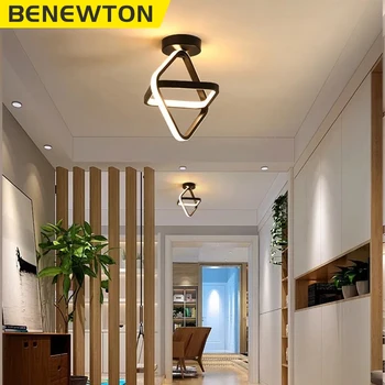 BENEWTON Современный креативный светодиодный потолочный светильник для прохода, домашние светильники для спальни, гостиной, коридора, балконных светильников