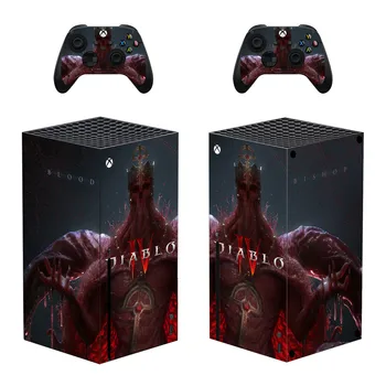 Diablo для Xbox Series X Наклейка на кожу для Xbox Series X ПВХ-скины для Xbox Series X Виниловые наклейки Защитные скины 1