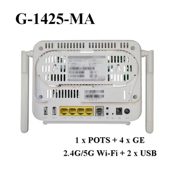 Gpon ONU G-1425-MA UPC 2,4 G и 5G WiFi Двухдиапазонный Модем AC ONT 4GE Lan БЕЗ Порта TEL/VOICE Оптоволоконный Беспроводной Маршрутизатор Оптом