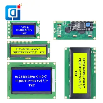 JCD LCD1602 LCD 1602 2004 12864 модуль Синий Зеленый экран 16x2 20X4 Символьный ЖК-дисплей Модуль HD44780 Контроллер