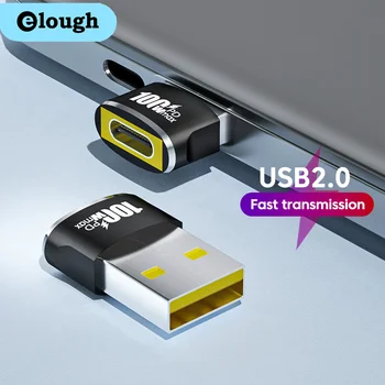 OTG USB 2.0 Для Адаптера Type C Конвертер TypeC Female to USB Male Быстрая Зарядка И Передача Данных Для Macbook Xiaomi Samsung