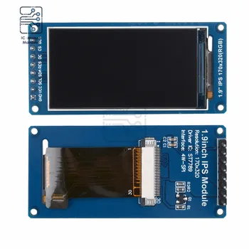 ST7789 IC 1,9 Дюймовый ips Полноэкранный TFT дисплей Цветной ЖК Модуль SPI Последовательный порт HD 170x320 Программы MSP430 и C51