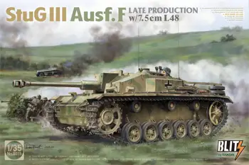 TAKOM 8015 1/35 Масштаб StuG III Ausf.F позднего производства с комплектом моделей 7,5 см L48