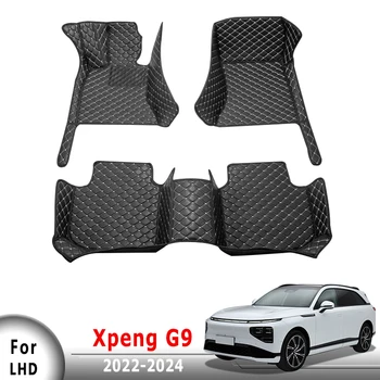 Автомобильные коврики для Xpeng G9 2022 2023 2024 Водонепроницаемые ковры Аксессуары для салона автомобиля Запасные Автомобильные накладки Автомобили
