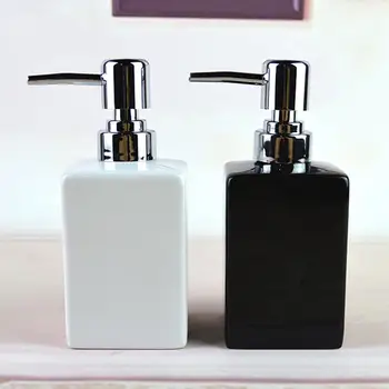 Бутылка-дозатор Экологически чистый керамический дозатор для ванной комнаты многоразового использования, насос-дозатор для домашних бутылок многоразового использования