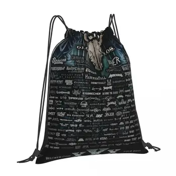 Вдохновляющие рюкзаки на шнурках Wacken Open Air, созданные для использования в школьных кемпингах с положительной атмосферой.