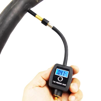 Велосипед Цифровой датчик давления в шинах для клапанов Schrader И Presta для мотоциклов Инструмент для диагностики и ремонта Аксессуары для велоспорта