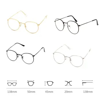 Винтажные мужские женские очки в круглой прозрачной оправе с полной оправой для очков Eyewear На выбор