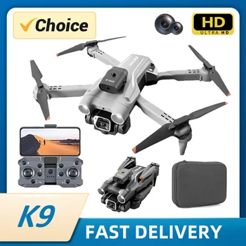 Двухкамерный беспилотник KBDFA K9 Pro, профессиональная радиоуправляемая аэрофотосъемка, вертолет для обхода препятствий, игрушка-квадрокоптер с оптическим слежением