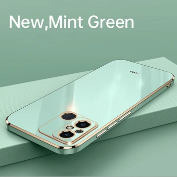 Для Redmi 12C Case Модное Покрытие Глянцевая Тонкая Мягкая Задняя Крышка Из Силиконовой Резины Чехол для Телефона Xiaomi Redmi 12 12C 4G