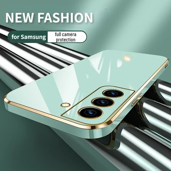 Для Samsung Galaxy S22 S21 S20 S10 Plus Ultra Case S 22 21 20 10 Защитная крышка Объектива с Полным покрытием для Женщин Galaxy Note 20 10