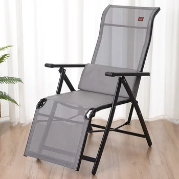 Домашний Складной шезлонг, кресло для сна, Офисное кресло для сна, компьютерное кресло, Комфортное индивидуальное кресло для отдыха на открытом воздухе, балкон