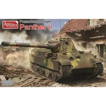 Забавное хобби 35A018 1/35 Немецкий Panzerkampfwagen Panther II - Комплект для масштабной сборки модели