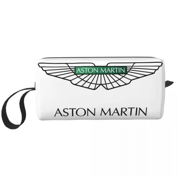 Изготовленная на заказ Косметичка для автогонщиков Aston Martins Travel для женщин, Органайзер для туалетных принадлежностей, косметический набор для хранения женской красоты