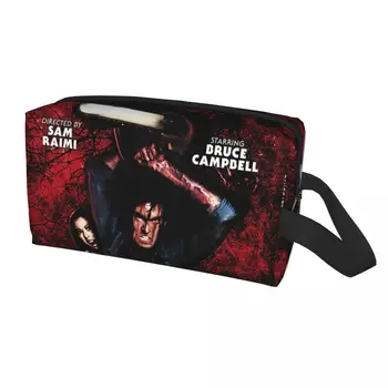 Изготовленная на заказ сумка для туалетных принадлежностей Evil Dead, женский органайзер для косметики из Сверхъестественных фильмов ужасов, женская коробка для хранения косметики Dopp Kit Box