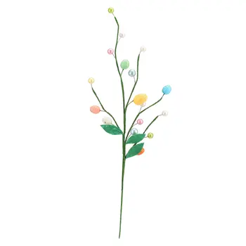 Искусственные отмычки Пасхальные веточки Зеленые 44 см Пенопластовый цветочный стебель Весеннее украшение Яйца Ветки