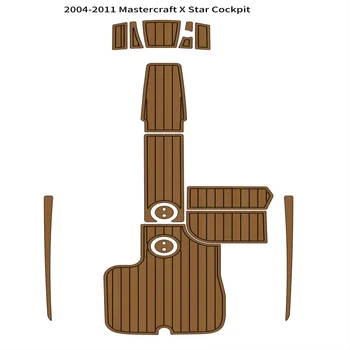 Качество 2004-2011 Mastercraft X Star Cockpit Pad Boat EVA Foam Коврик для пола из искусственного Тика