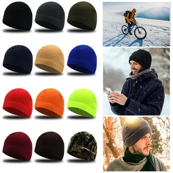 Классические аксессуары для походов на открытом воздухе, теплые флисовые шапки, тактические кепки, зимне-осенняя шапка, Ветрозащитная шапка