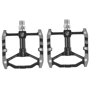 Комплект из 2 педалей для горного велосипеда - 9/16-дюймовые педали из легкого алюминиевого сплава для шоссейного велосипеда MTB BMX