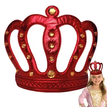Королевская корона Золотая Королева Королевская Корона на День рождения Корона из нетканого материала для детского дня рождения, Фестивальный реквизит для фотосъемки