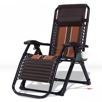 Кресло с откидной спинкой для обеденного перерыва, стул для сна, мебель для дома, балкон для взрослых, Прочные кресла двойного назначения, Диван для отдыха