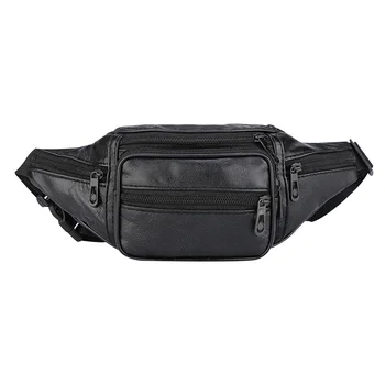 Многофункциональная поясная сумка, удобная поясная сумка из воловьей кожи, спортивный аксессуар