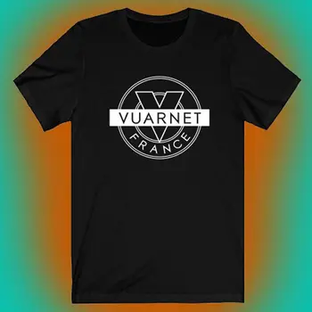 Мужская черная футболка с логотипом VUARNET France Symbol, размер от S до 5XL