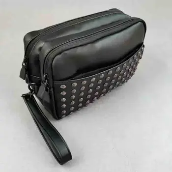 Новая корейская сумка для гольфа AW, модная сумка для хранения с заклепками, мужская и женская сумка