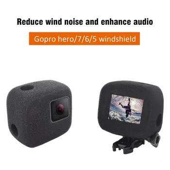 Новинка Для GoPro 7 6 5 Совместимый Ветрозащитный Пенопласт для Шумоподавления Губка Чехол Пенопласт Ветрозащитное Стекло WindSlayer Пена Шум Ветра