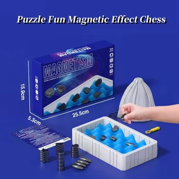 Новые шахматы с магнитным эффектом, набор интерактивных настольных игр для родителей и детей, Логическое мышление, Магнитные Боевые шахматы, Детская игрушка-головоломка