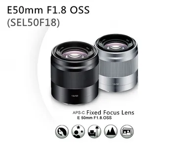 Объектив Sony 50/1.8 для объектива Sony E 50mm f/1.8 OSS (SEL50F18) для Sony A5000 A5100 A6000 A6300 A6500