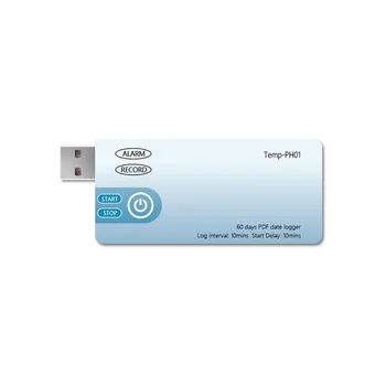 Одноразовый регистратор температуры Холодильная цепь транспортный инкубатор Пищевая вакцина USB портативный регистратор данных в формате PDF