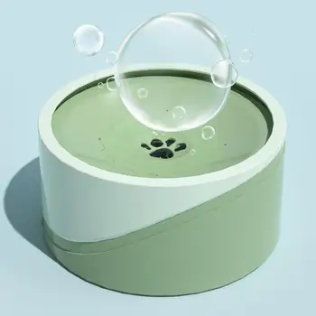 Плавающая чаша для воды для домашних животных, съемный герметичный фонтан для питья, не промокающий рот, зоотовары для собак и кошек