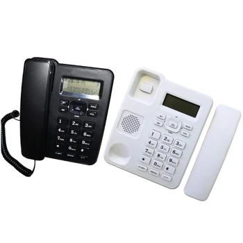 Проводной настольный телефон гостиничный/офисный/домашний телефон с фиксированным дисплеем стационарного вызывающего абонента R58F