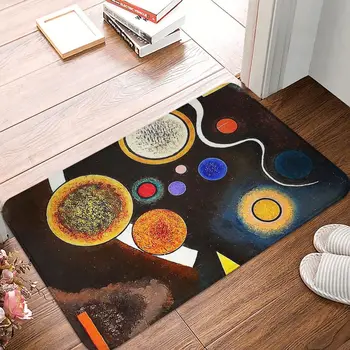 Русский художник, нескользящий коврик для кухни, Василий Кандинский, современное искусство, ковер для прихожей, Приветственный коврик для интерьера