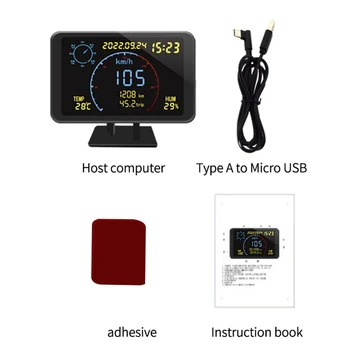 Спидометр, GPS-одометр, дисплей HUD, высотомер, автомобильные принадлежности