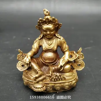 Сплав чистой меди Тибетская тантрическая статуя Будды Хуан Кайшен ретро имитация старых вещей старые товары