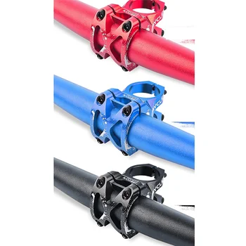 Стержень велосипедного руля с ЧПУ Lebycle Mtb Power Short 35 мм Мост для горного велосипеда 31,8 Труба Стол для подъема велосипедного руля, синий