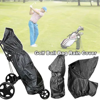 Сумка для гольфа, Дождевик, Водонепроницаемый капюшон, защита клюшки, сумка для тележки для гольфа, удобная в использовании, Защитный чехол, Складное клетчатое пончо