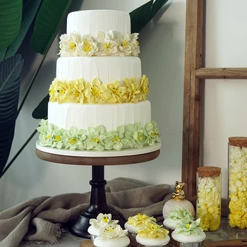 Торт с имитацией цветка Мори, Многослойный имитационный торт, дизайн оформления витрины кондитерской кафе
