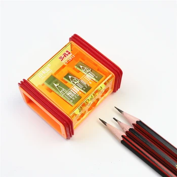 точилка для карандашей с 3 отверстиями 8-11 мм, карандаш большого диаметра, Цветные карандаши, Треугольный карандаш, Школьные Принадлежности