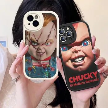 Фильм Ужасов Scary Chucky Doll Чехол Для Телефона Из Твердой Кожи Для iPhone 14 13 12 Mini 11 14 Pro Max Xs X Xr 7 8 Plus Fundas